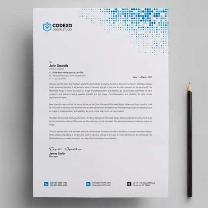 Company Letterhead