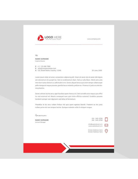 Company Letterhead