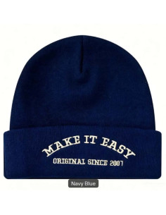 Embroidered Cuffed Beanie