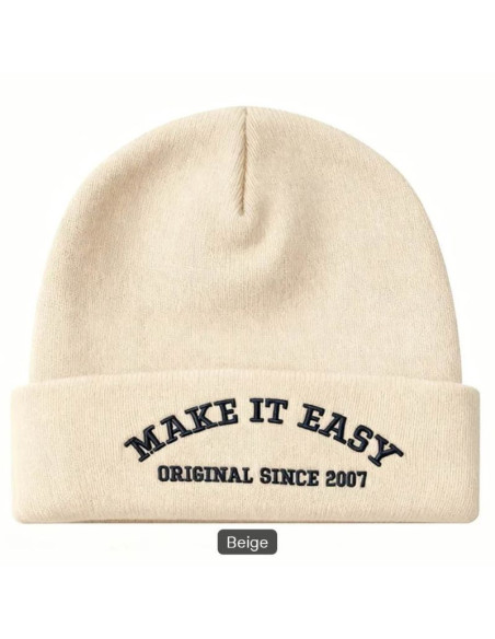 Embroidered Cuffed Beanie