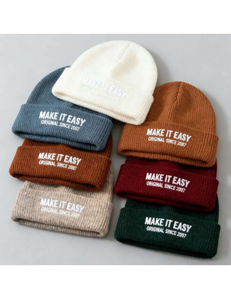 Embroidered Cuffed Beanie