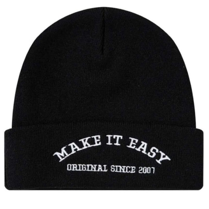 Embroidered Cuffed Beanie